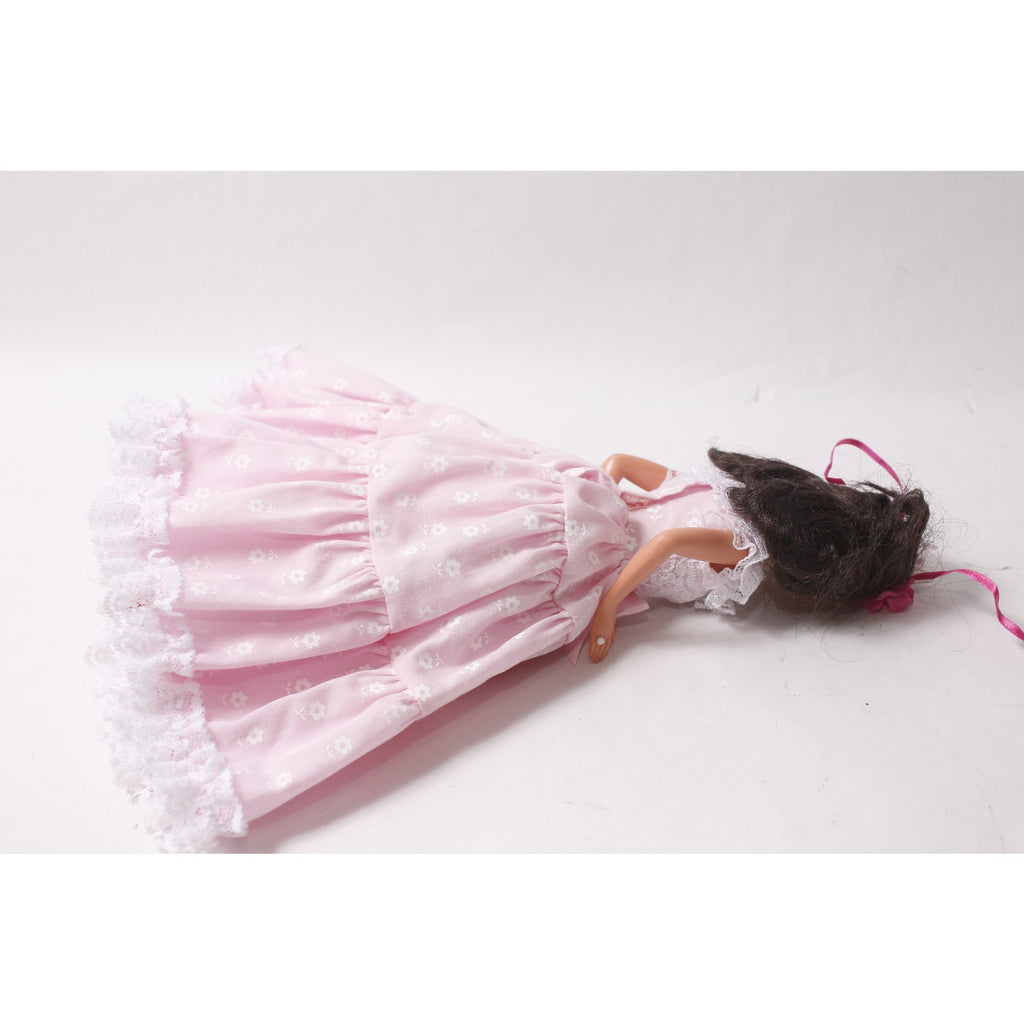 Mattel Barbie Doll wearing Pink and White Lace Gown ~ 260907-WH 1136