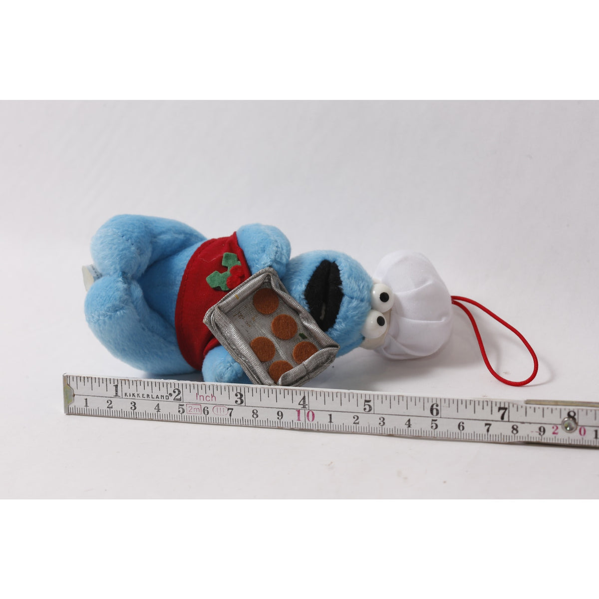 2004 Sesame Street Cookie Monster Plush Ornament Christmas Decor ~ 260730-WH 467 464