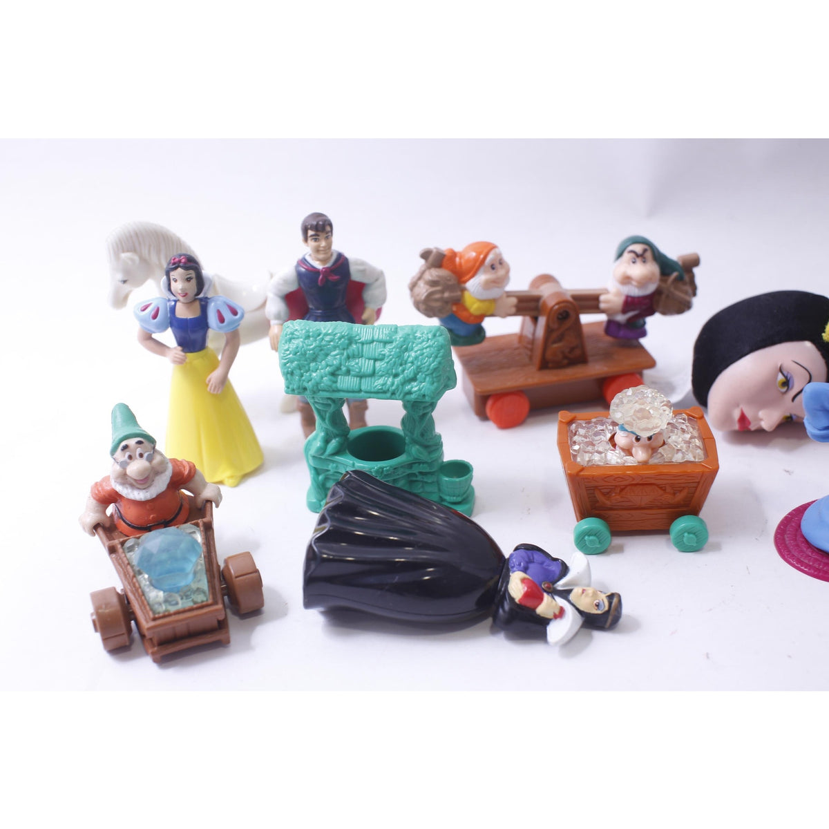 McDonald's Happy Meal, Snow White and the Seven Dwarfs, PVC Figures, Set of 12, Disney, Vintage, Collectible, ~ 240911-SHC SHC-068