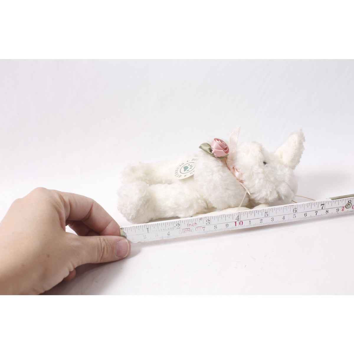 Boyds Bears Celeste Angel Bunny Plush White Christmas Ornament ~ 260427-WH M-17-07