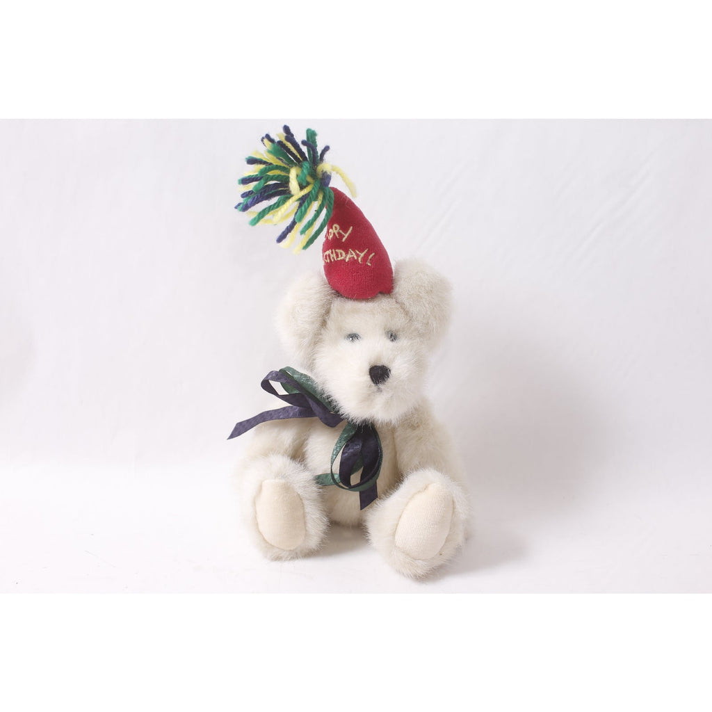 Boyds Bears H B Bearwish White Birthday Bear Plush Gift Idea ~ 260427-WH M-19-04