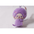 Sekiguchi Monchhichi Purple Plush Keychain Grabber Japan ~ 260710-WH 1397