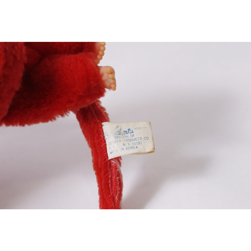 Atlanta Novelty Monchhichi Plush Red Monkey Hugger Vintage ~ 260710-WH 1397