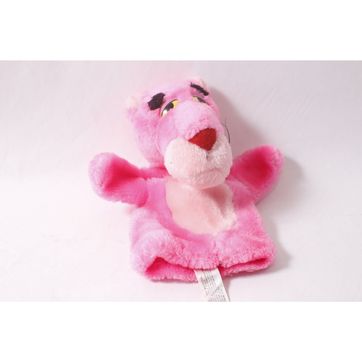 Pink Panther Plush Hand Puppet 9" Vintage Soft Toy ~ 260423-WH 1088