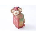 Scout's Scooter, Teddy Bear, Furskins, PVC Figure, Toy, 2.5", Animal, Miniature, Collectible, Vintage, ~20-01-467