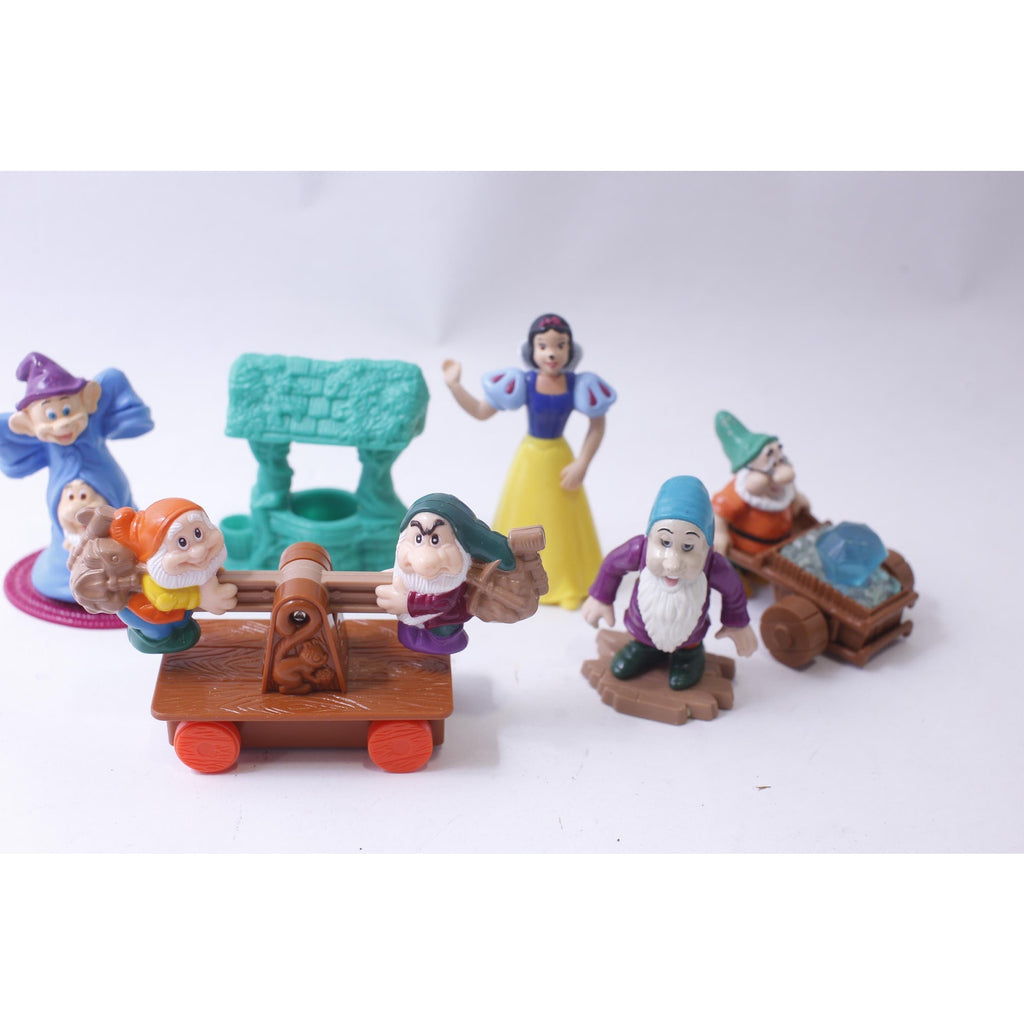 McDonald's Happy Meal, Snow White and the Seven Dwarfs, PVC Figures, Set of 6, Disney, Vintage, Collectible, ~ 240911-SHC SHC-066