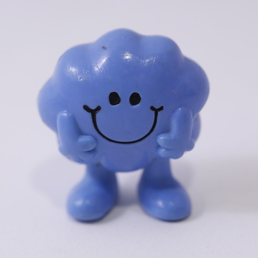 Mr Men and Little Miss, Mr Daydream, PVC Figure, Arby's, Vintage, 2", Small Toy, Collectible, ~ 251107-WH 1395