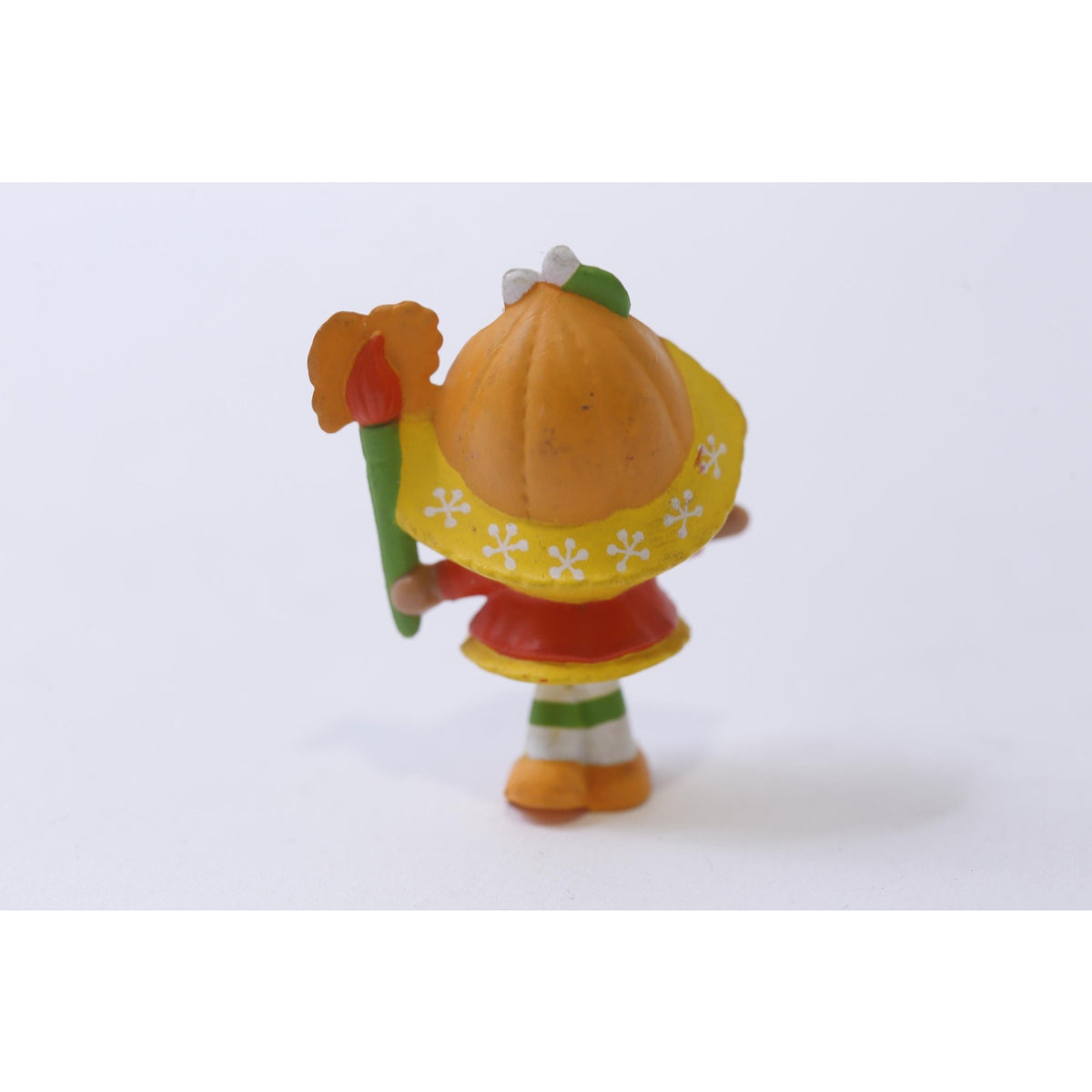 FLAW Strawberry Shortcake, Orange Blossom with Marmalade, Deluxe Miniature, 1980s, Kenner, pvc Figure, Collectible, ~ 260127-WH 01