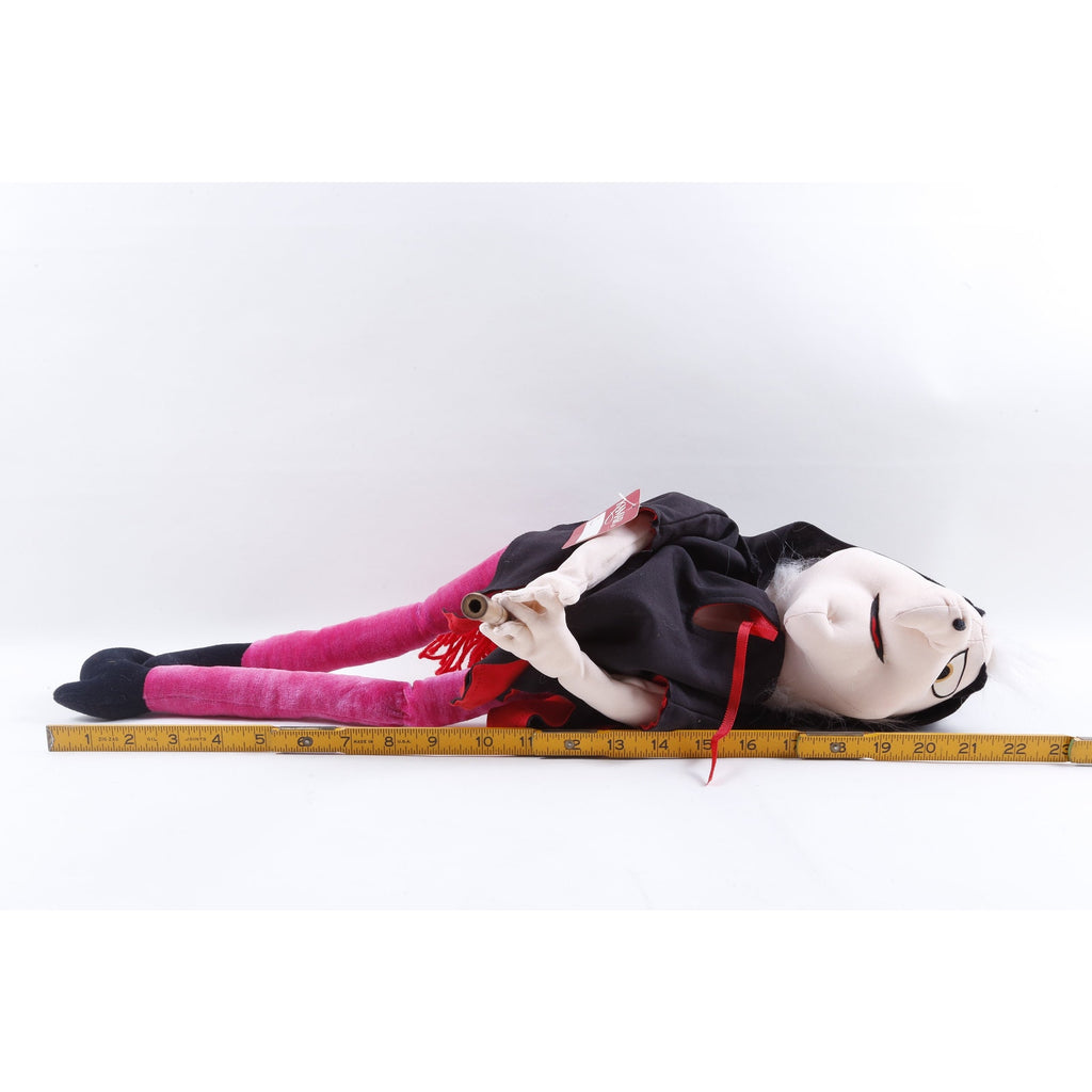 Kamar Rare Sales Sample OOAK Goolash Witch Halloween 0024 Soft Plush Toy Black Costume Broom ~ 927
