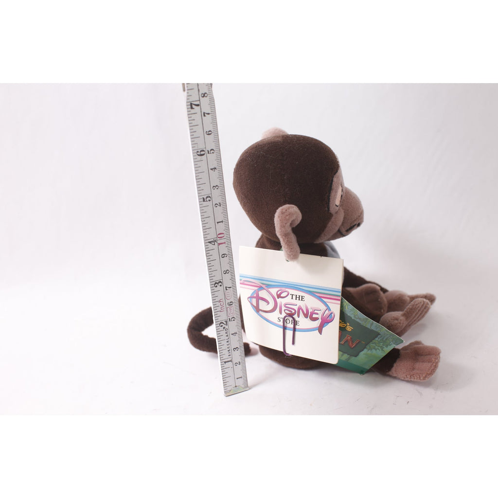Disney Store Tarzan Baby Baboon Plush Vintage Bean Bag ~ 260425-WH M-01-04