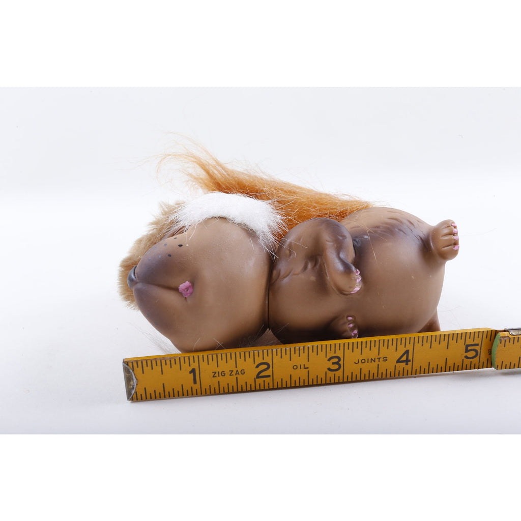 Kamar Production Sample Pepper, Brown, Squirrel, Looking Up, Fur Tail, Doll, Animal, Vintage, ~ 210
