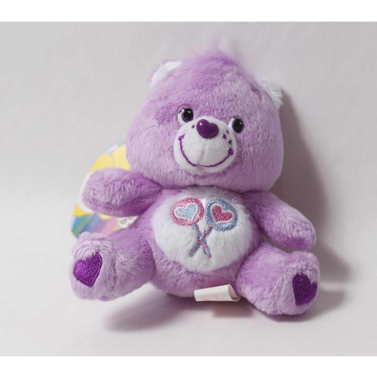 Japan Care Bears Share Bear Plush Keychain Charm w Tag ~ 260826-WH 1309