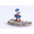Disneykins, Donald Duck, PVC Figure, Marx, 1 1/2 inches, Toy, Hong Kong, Retro, Vintage, Collectible, ~ 240628-WH 220