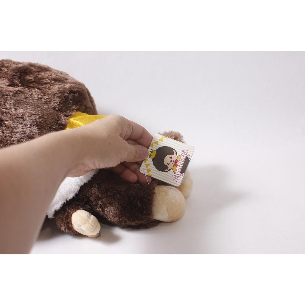 Sekiguchi Japan Monchhichi Anniversary Plush wearing a Gold Crown ~ 260710-WH 1397