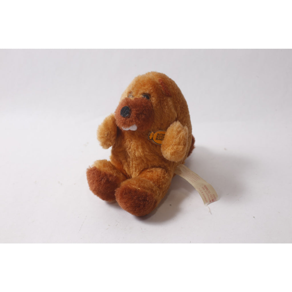 Butterscotch Beaver Stuffed Animal (1985) Small Plush, 260821-WH 1379