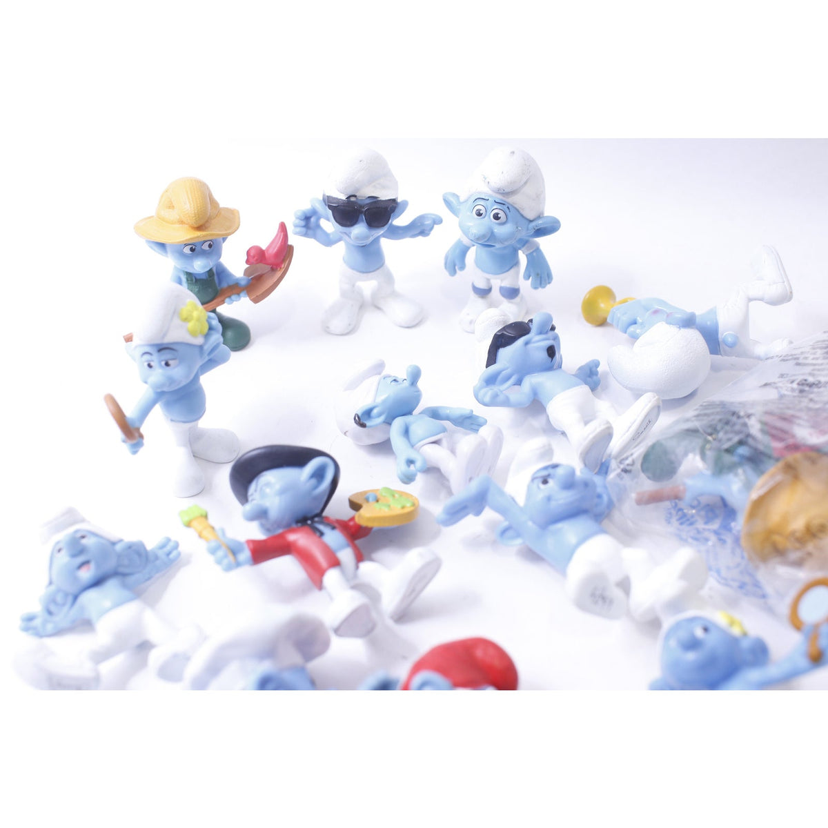 Smurfs, PVC Figurines Set, Collectible, Cartoon, Characters, Miniatures, Blue, Toys, ~ 240215-WH 836
