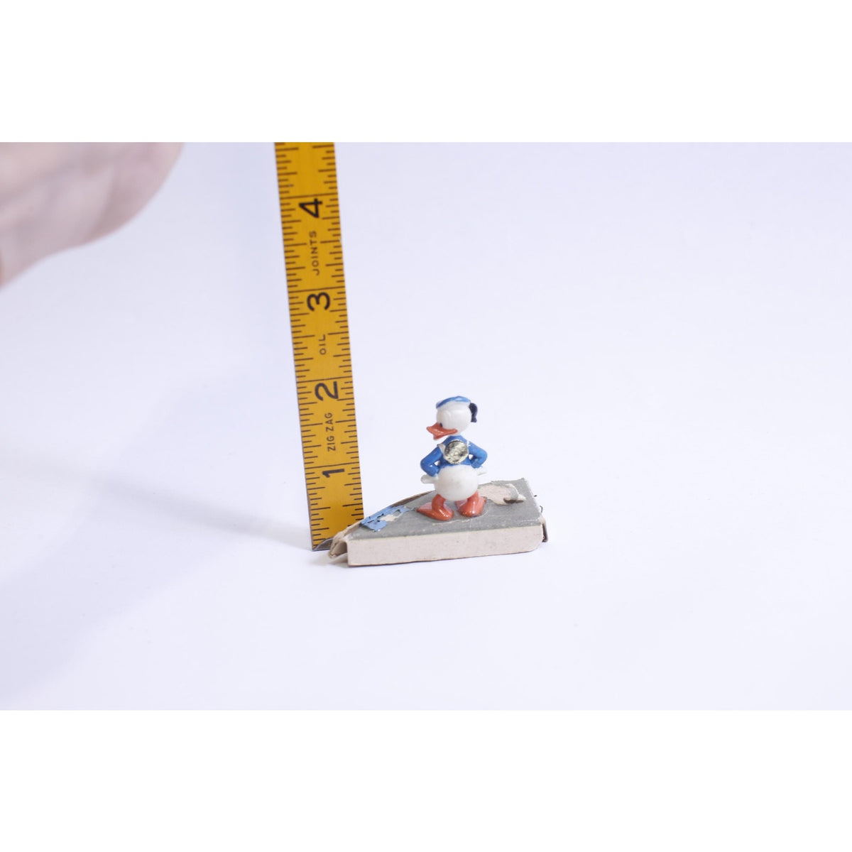 Disneykins, Donald Duck, PVC Figure, Marx, 1 1/2 inches, Toy, Hong Kong, Retro, Vintage, Collectible, ~ 240628-WH 220