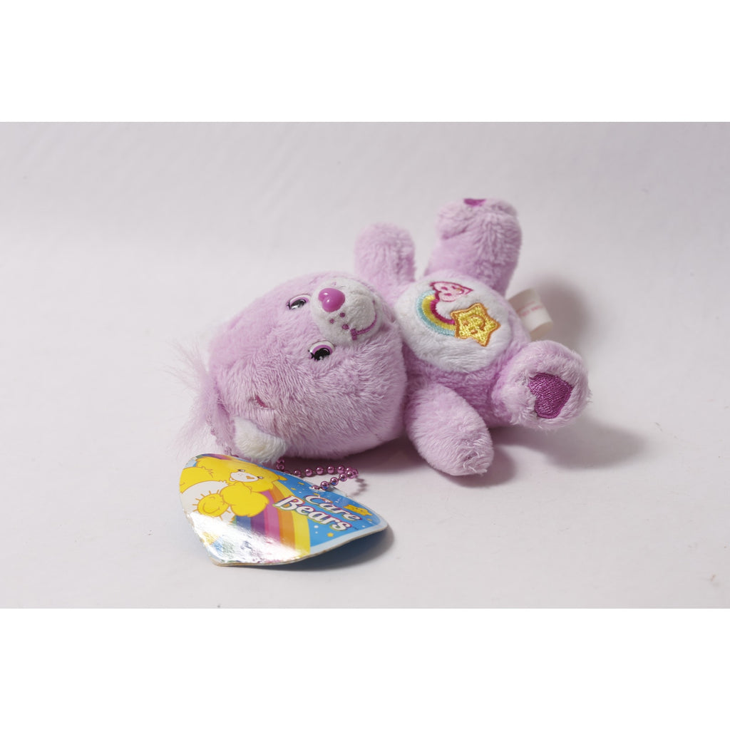 Care Bears Japanese Rare Best Friend Bear Plush Keychain Soft Mini Charm ~ 260812-WH 1071
