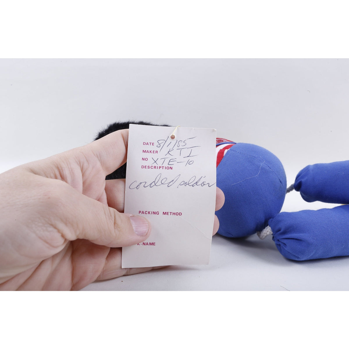 Kamar, Clown, Rare, Prototype, Sample, Boy, Red White Shirt, Blue Pants, Blue Hat, 1985, Soft, Plush, Doll, Toy - 20-01-06