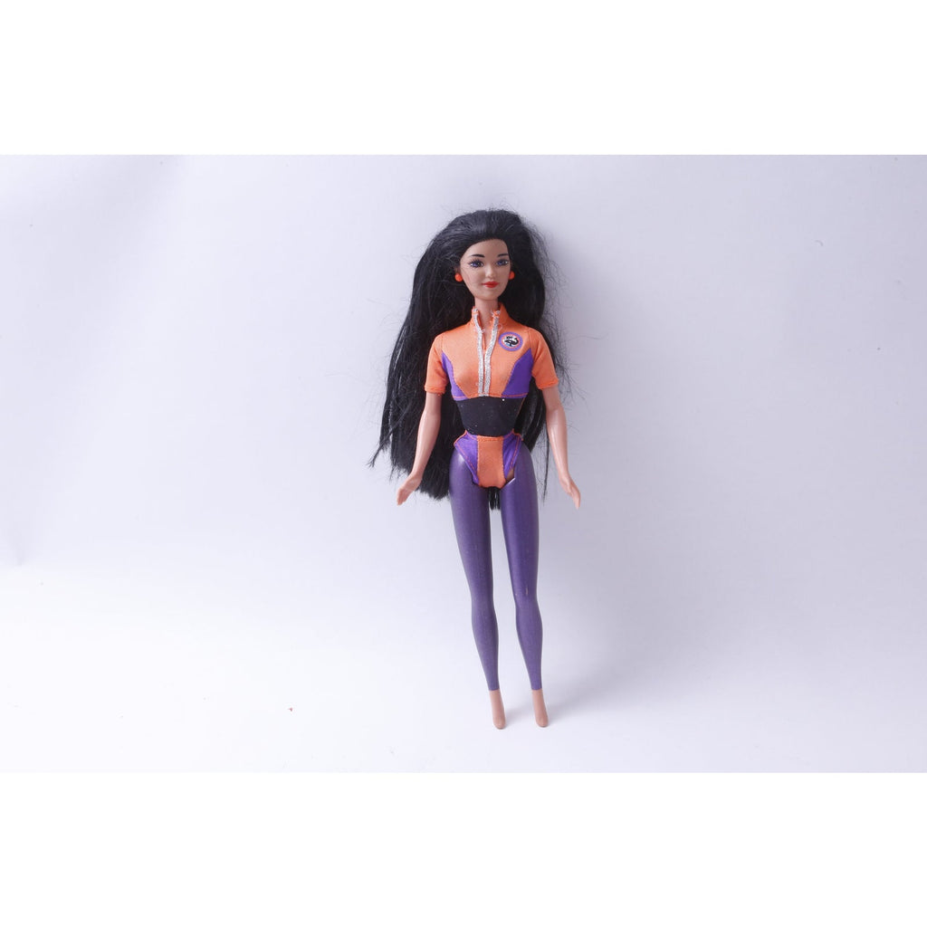 Mattel, Barbie, Kira, Ocean Friends, Sea World, Doll, Black Hair, Swimming Suit, Purple Legs, Toy, Vintage, Collectible, ~ 20-01-508