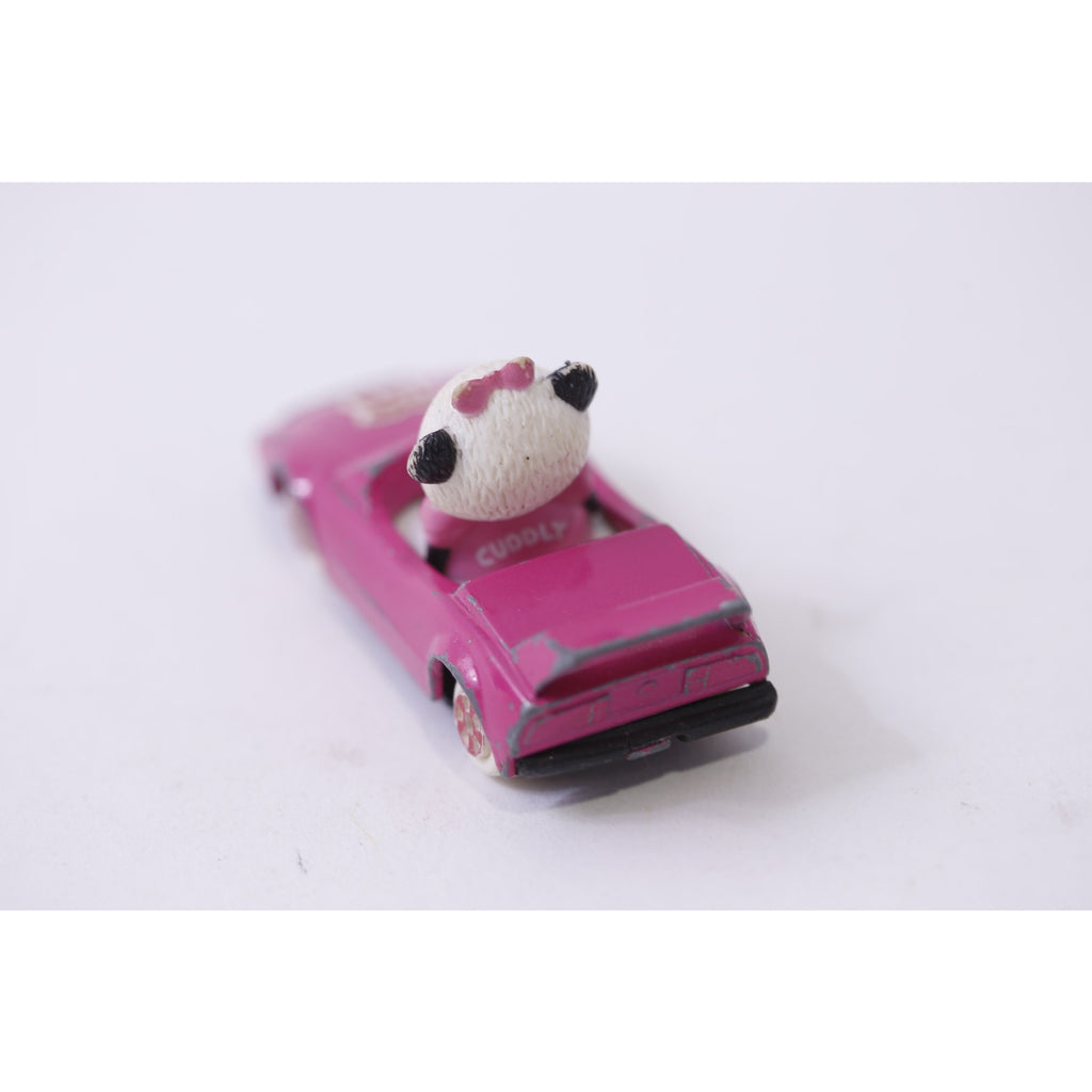 Shirt Tales 1981 Hallmark Ertl Panda Pammy in Car PVC Figure Toy, 251028-WH 289