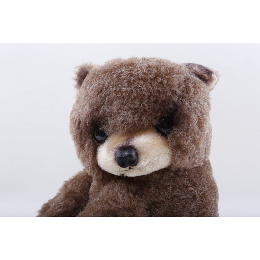 Kamar, Realistic Rustic Antique, Brown, Sitting, Bear, No 18, Soft, Plush, Doll, Toy, Stuffed Animal, Vintage, ~ 20-01-904