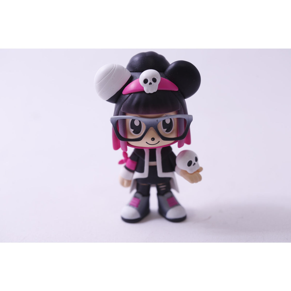 Pop Mart, No2good, Little Mousy, Fearless Journey, Holding Skull PVC Figure, Vintage, Toy, Collectible, , 250605-WH 214