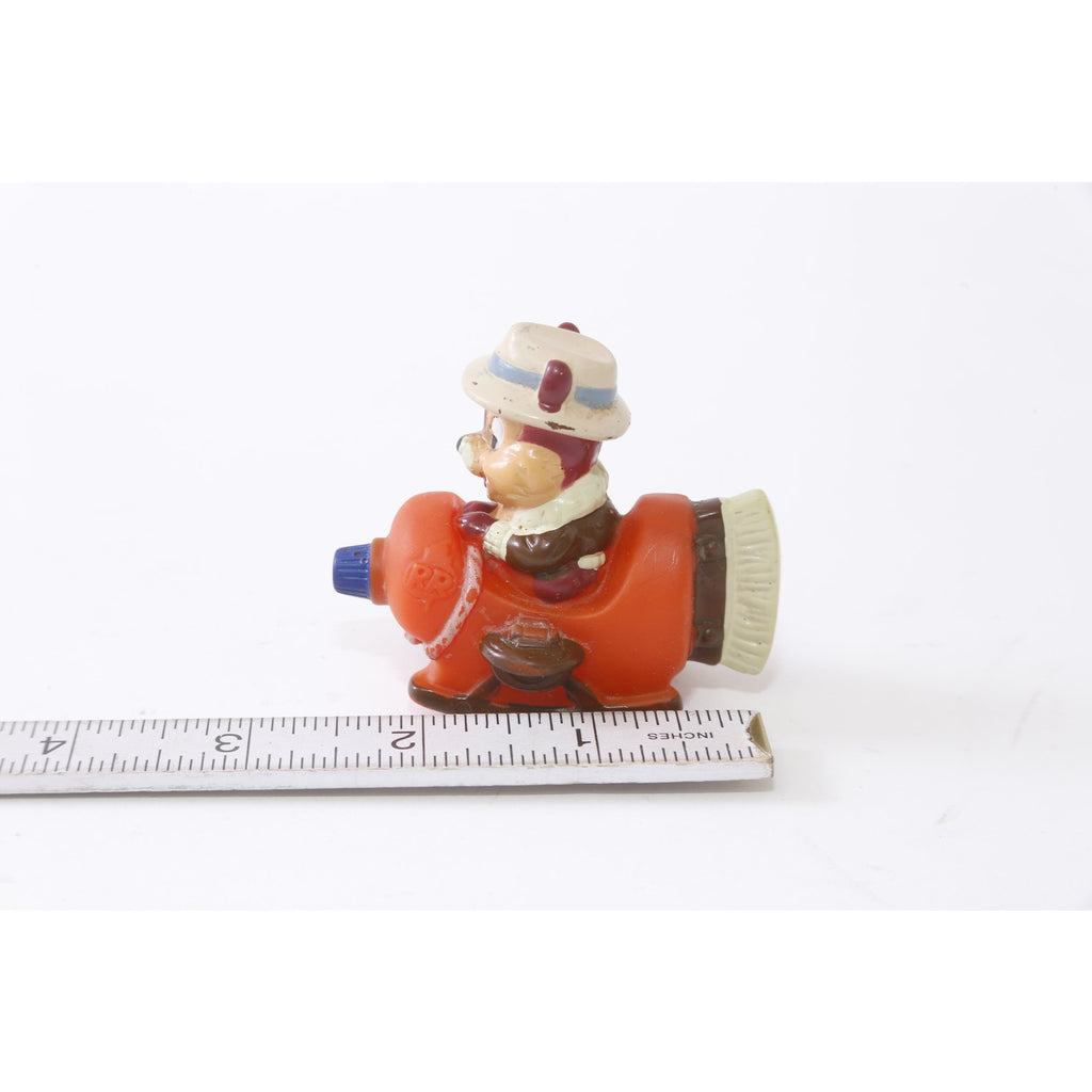 Disney, Chip 'n Dale, Rescue Rangers, Chip in Sledge, PVC Figure, Cartoon, Chipmunk, 2", Toy, Miniature, Vintage, Collectible, ~20-01-02