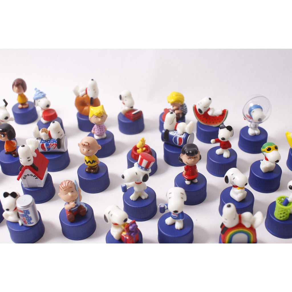 Japan Exclusive 2004 Pepsi Peanuts Bottle Cap Collection PVC Figure Lot Vintage ~ 260710-WH 1384