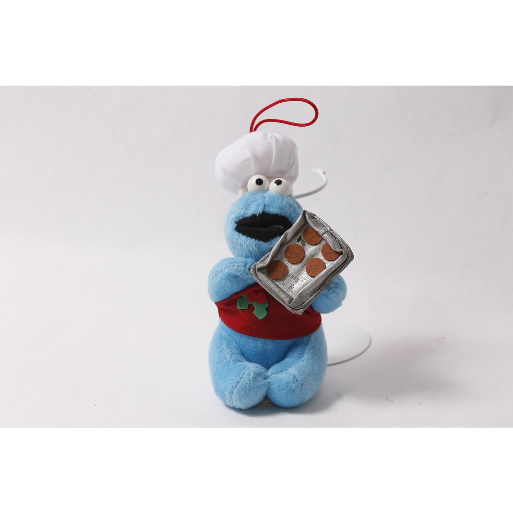 2004 Sesame Street Cookie Monster Plush Ornament Christmas Decor ~ 260730-WH 467 464