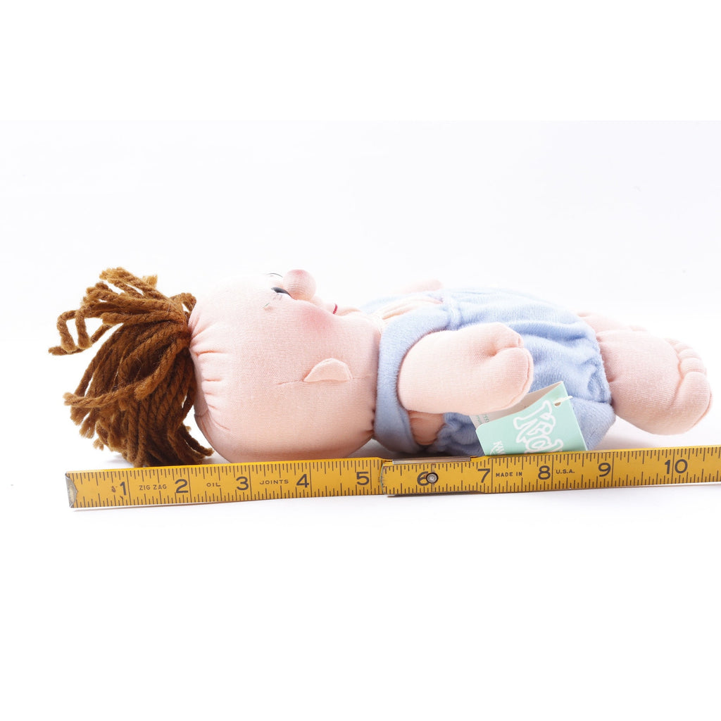 Kamar, Rare, Poppyseed Baby Doll, Style 3635, Baby Figure, Blue Costume, Soft, Plush, Doll, 20-01-836