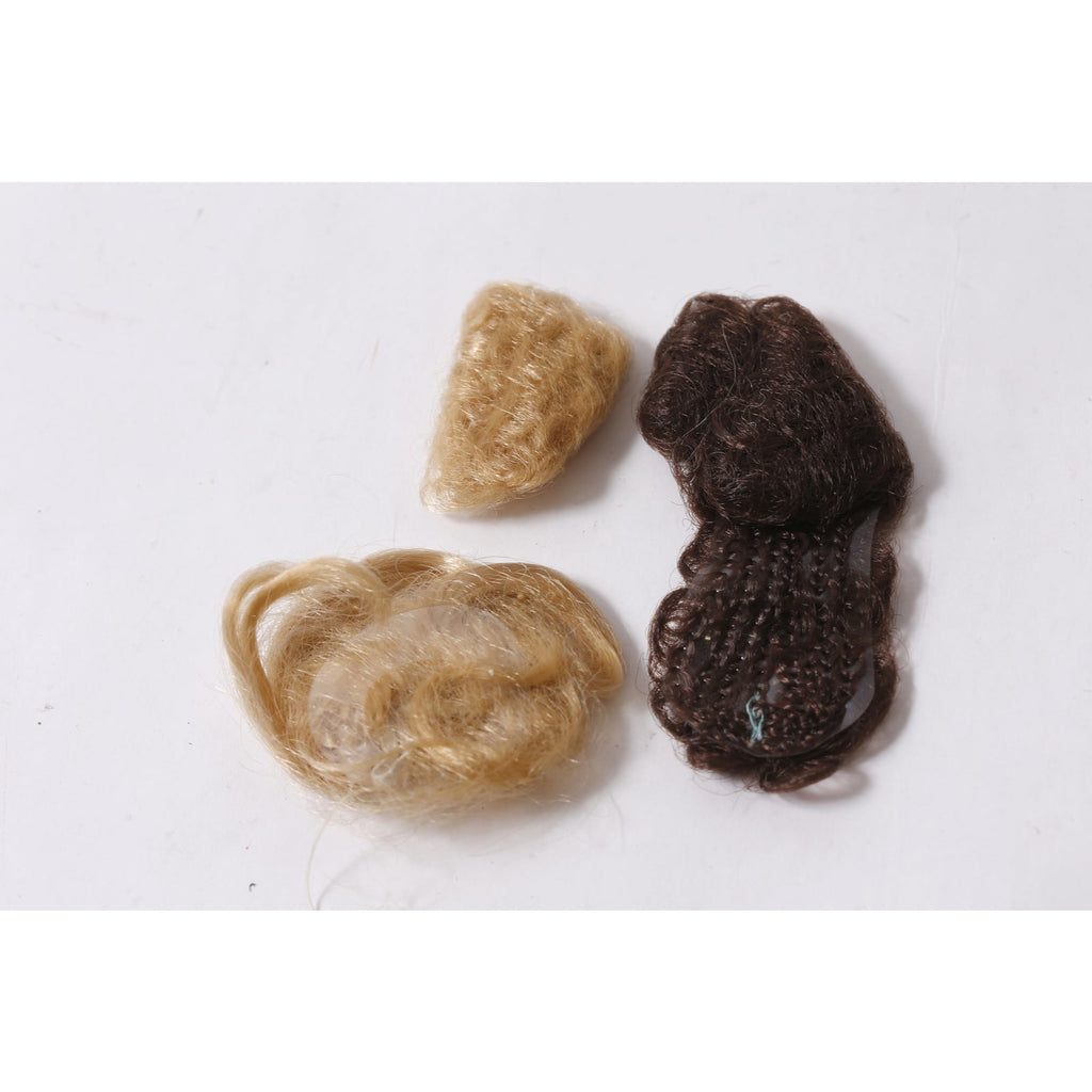 Vintage Barbie Doll Wig Hair Pieces Lot Blonde and Brown Hair ~ 260806-WH 301
