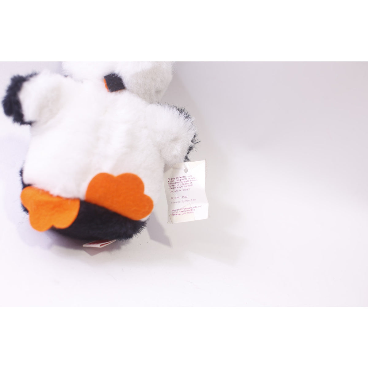 Kamar, Spiffy, Penguin, Small Plush, Style 2902, Vintage, Stuffed Animal, Collectible, ~ 251112-WH 1396