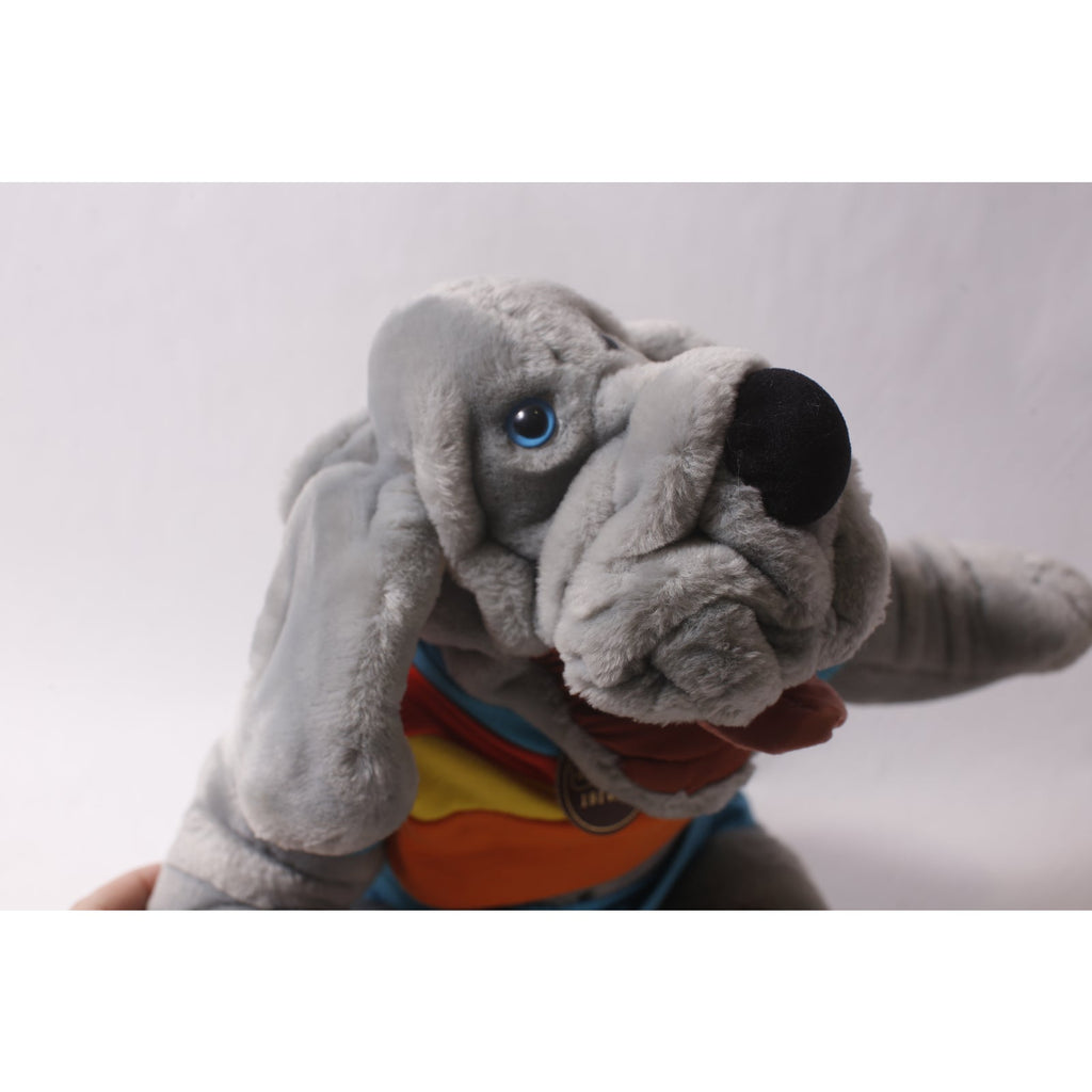 Non Working 1980s Ganz Bros Wrinkles Talking Hound Dog Plush Hand Puppet Vintage ~ 260304-WH 1024