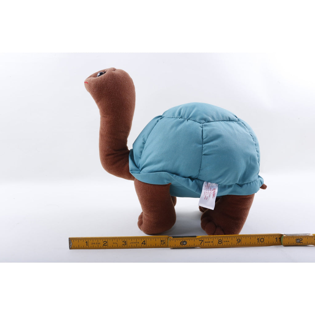 Kamar, Rare, Prototype, Sample, OOAK, hand made, Seychelles, Style 22, Turtle, Brown Blue, Soft, Plush, Stuffed Animal, ~ 20-06-204
