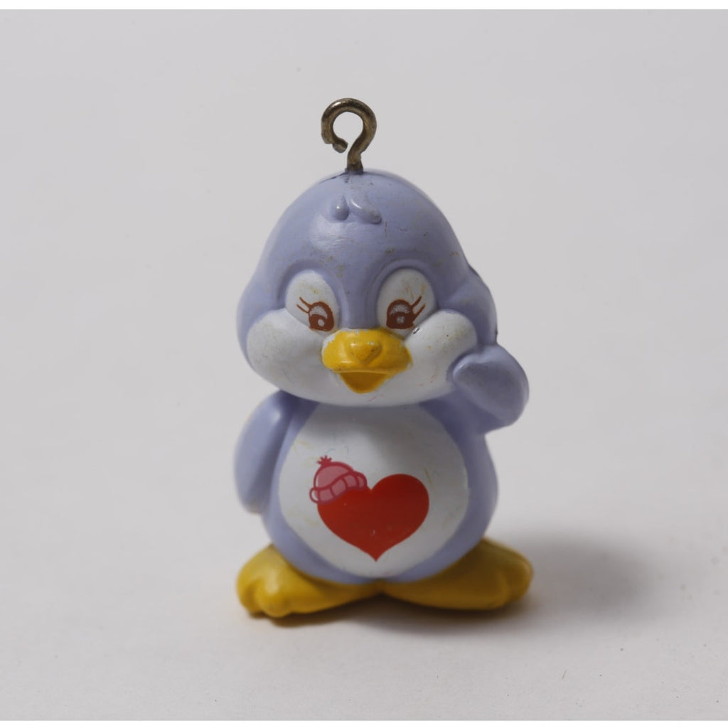 1980s Care Bears Cousins Cozy Heart Penguin Attachable Ornament Figurine ~ 260826-WH 1314