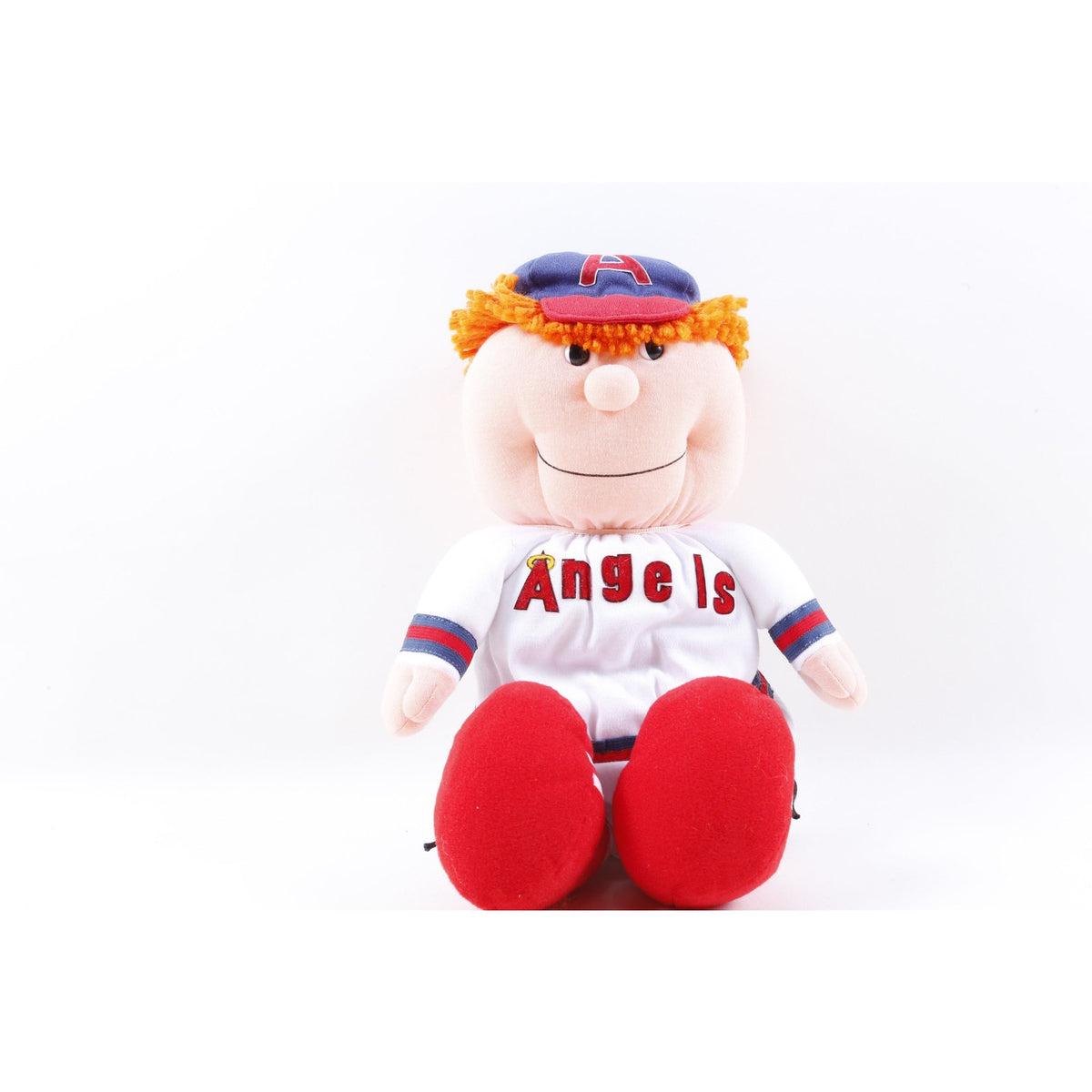 Kamar, Rare, Angeles Angels, Baseball, White Uniform, Soft, Plush, Doll, Vintage ~ 939