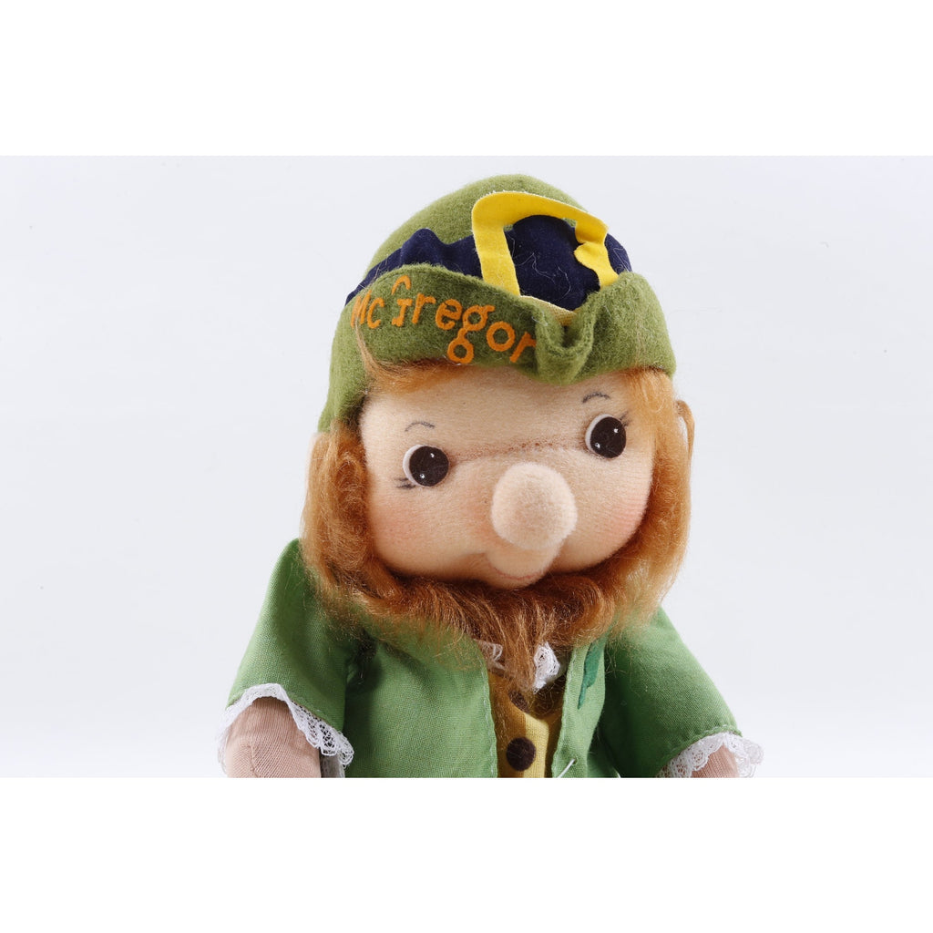 Kamar Rare Prototype Leprichuan hand made McGregor 4444 Soft Plush Toy Green Costume Ireland Style Red Beard Stuffed Doll FLAW ~ 20-01-678