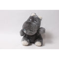1980s Cute Vintage Plush Hippo Gray Stuffed Animal ~ 260907-WH 1139