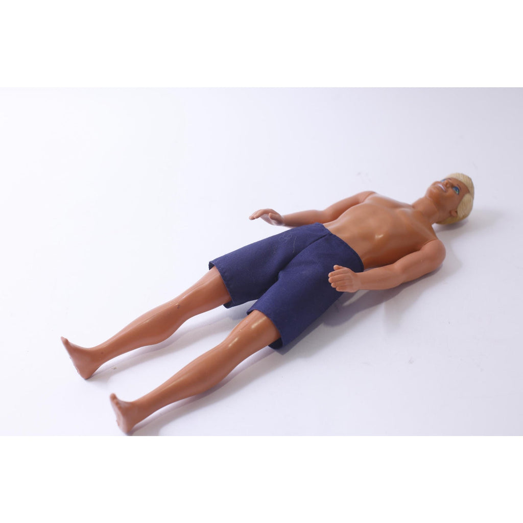 Barbie Ken Doll, Blue Shorts, Blonde, Mattel, Male, Fashion Doll, ~ 241210-WH M-15-08