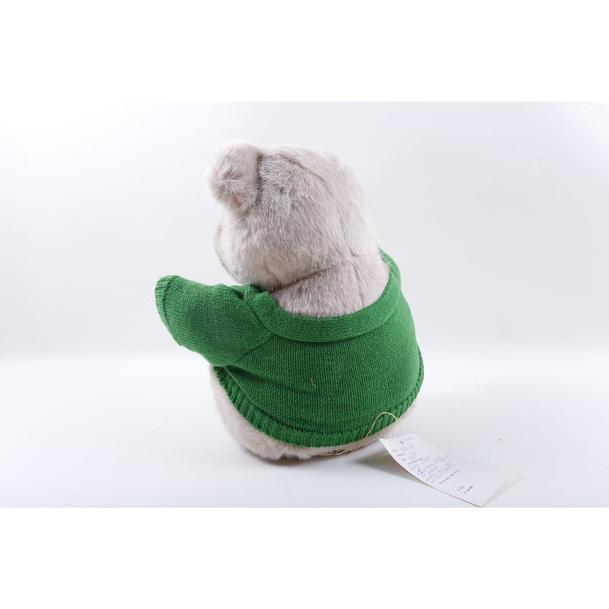 Kamar, Rare, Prototype, Sample, Teddy Bear, Green Sweater, 1985, 5211, Soft, Plush ~ 625
