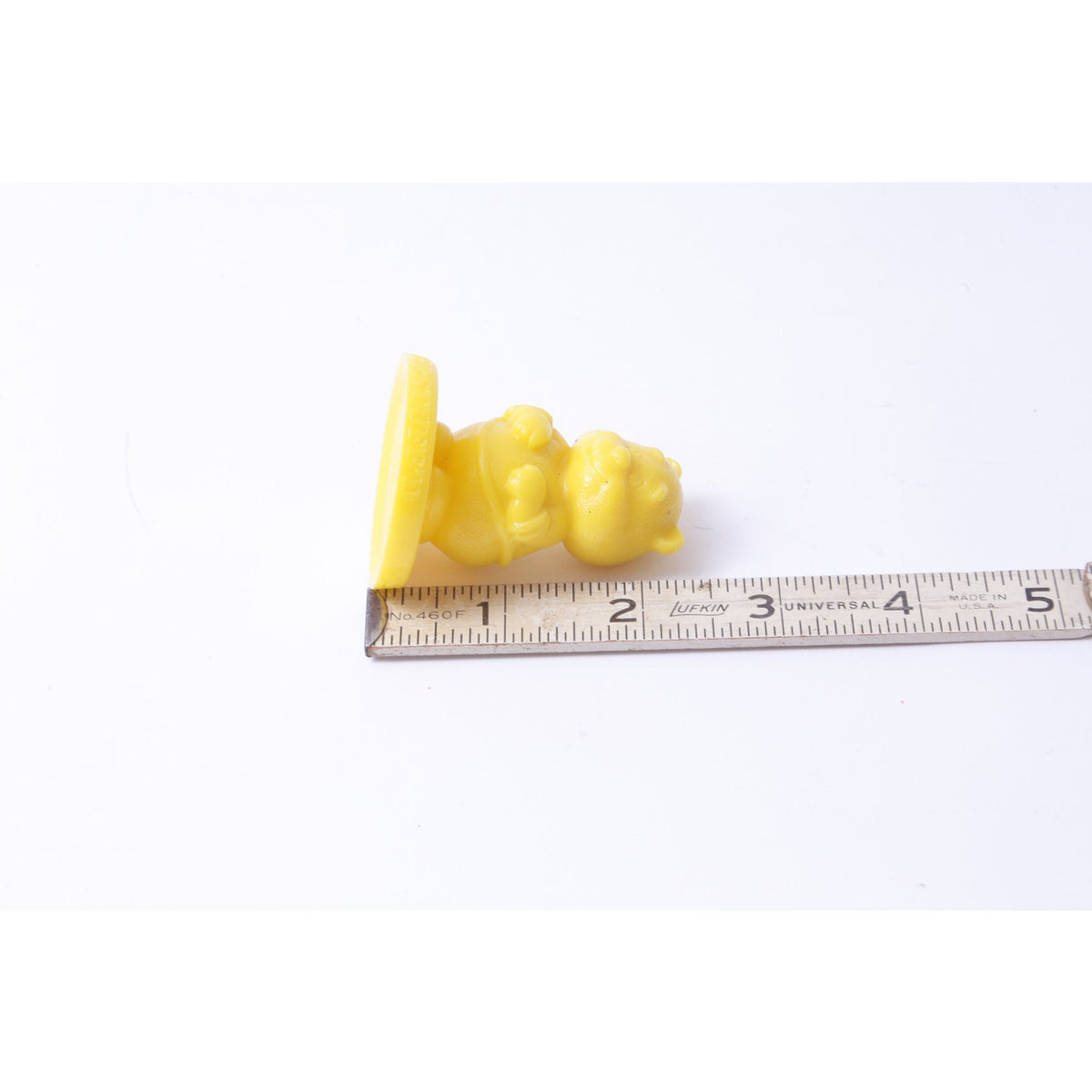 Overstuff'd Bear, The Good Stuff Gang, Wendy’s, Yellow Bear Figurine, Toy, PVC Figure, Miniature, Collectible, Vintage, ~ 20-01-621