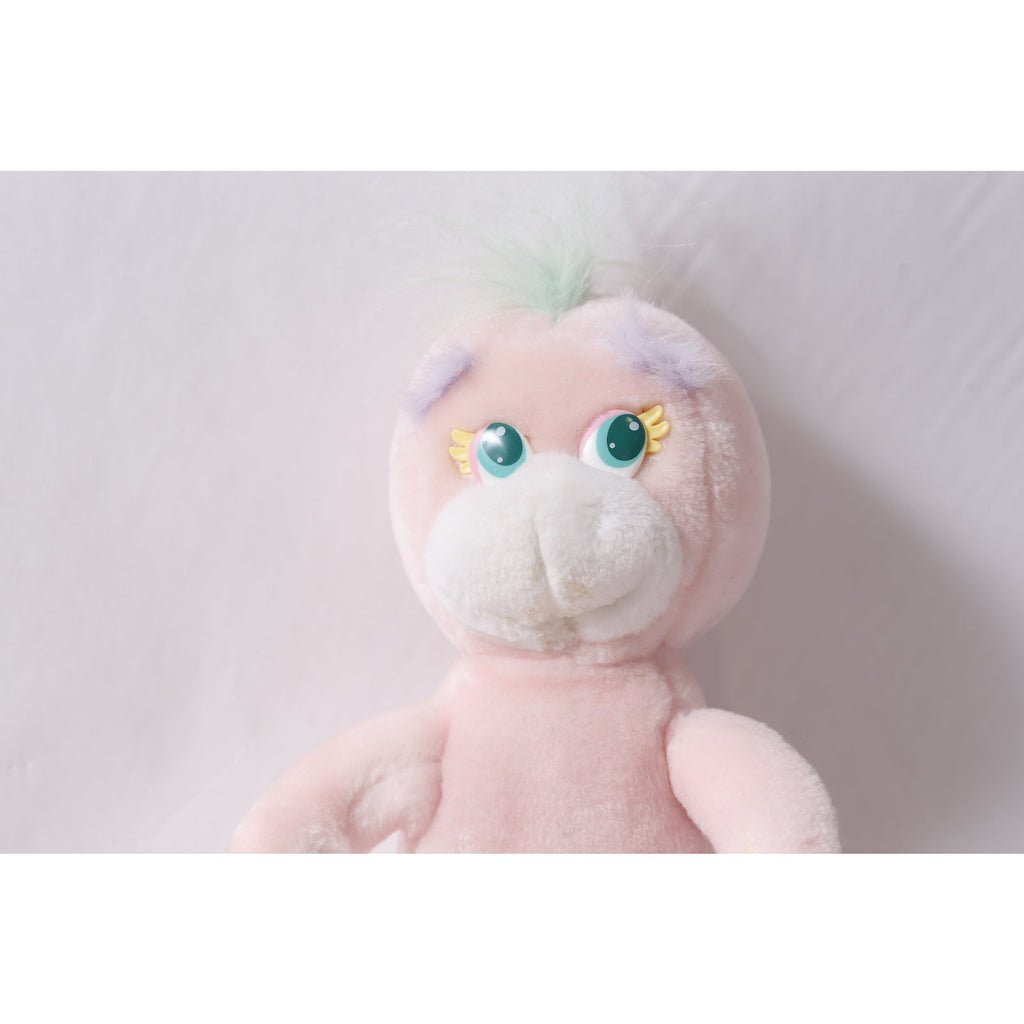 1988 Mattel Turtle Tots Tootles Plush Pink Toy Vintage ~ 260415-WH 1074