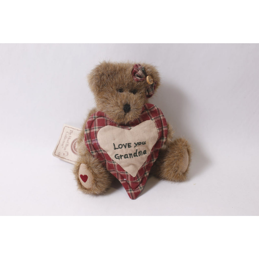 Boyds Love You Grandma Teddy Bear Plush from The Head Bean Collection ~ 260209-WH 970