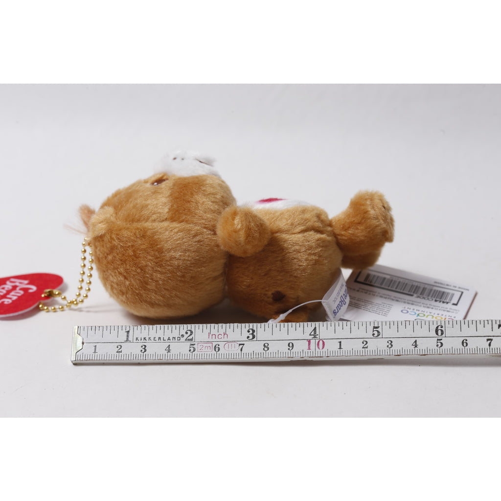 Japan Care Bears Tenderheart Bear Plush Keychain Charm w Tag ~ 260826-WH 1320
