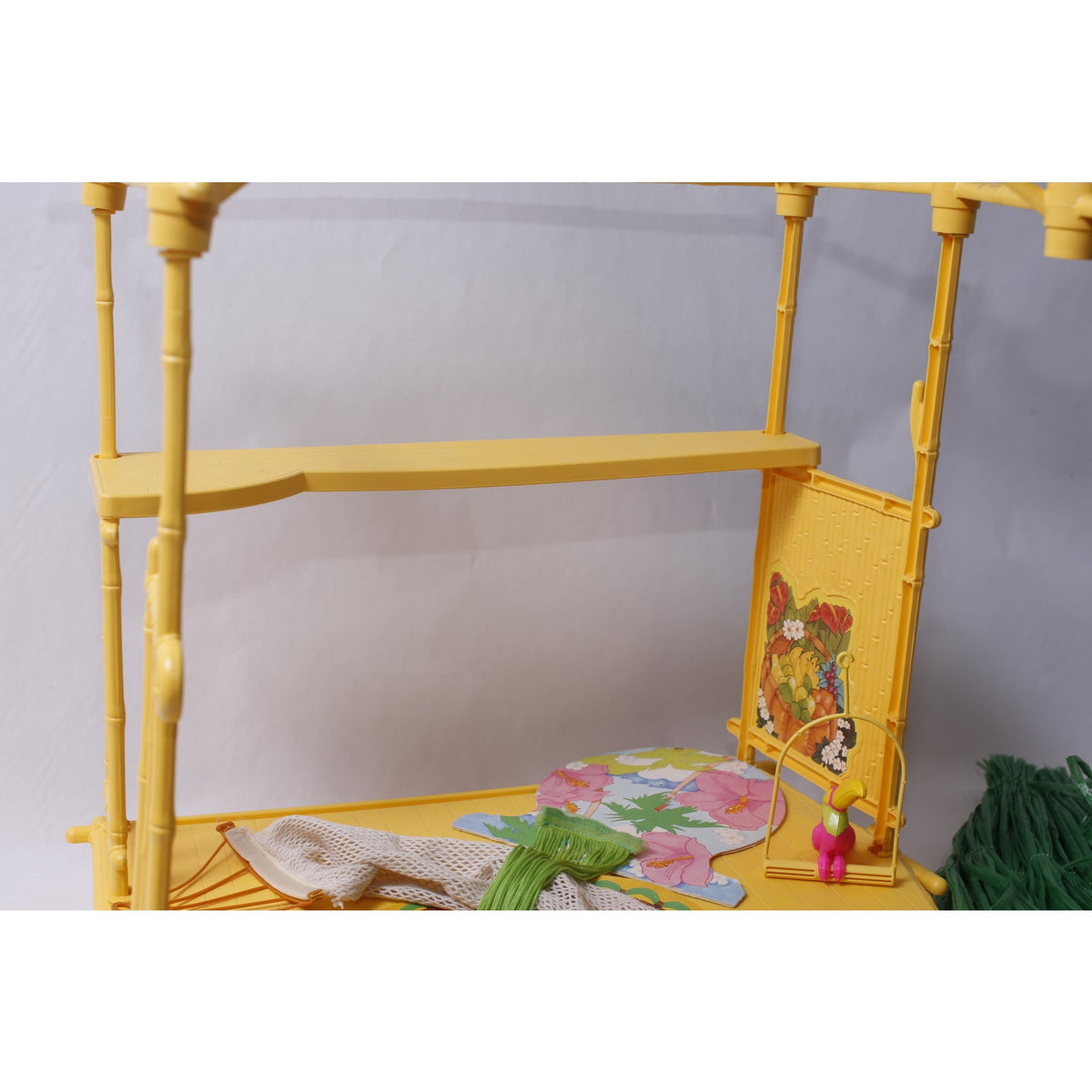 FOR PARTS 1987 Mattel Barbie Island Fun Hut Playset 4414 Vintage Incomplete~ 260914-WH I-3