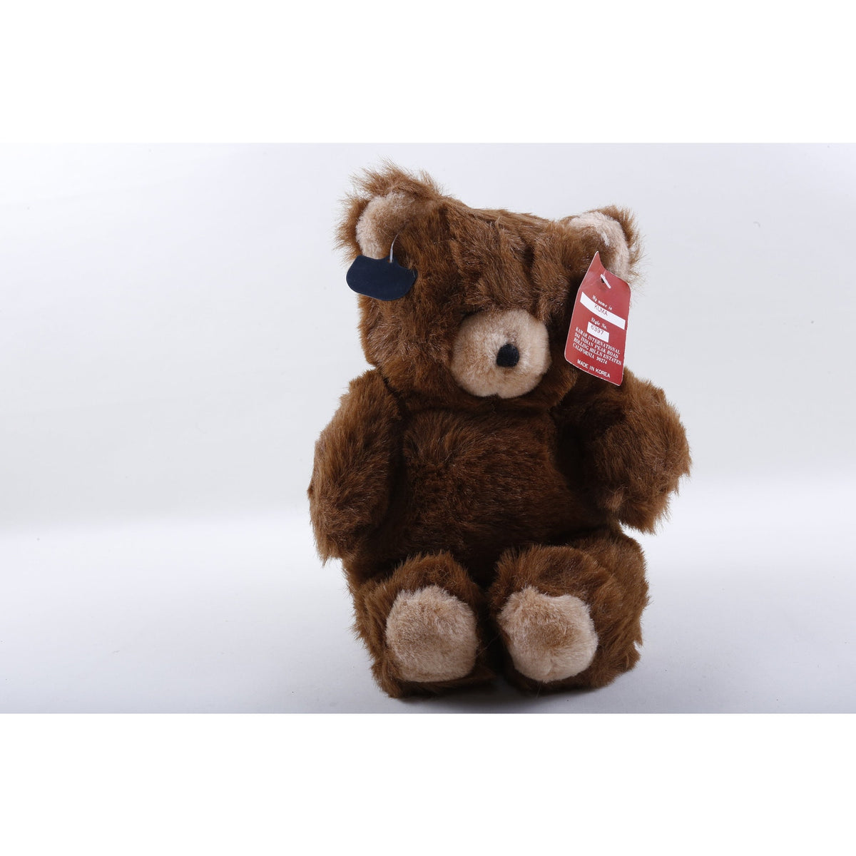 Kamar Rare Company Sample OOAK hand made Kuma 6397 Cute Brown Bear Soft Plush Toy Stuffed Animal Vintage Collection ~ 20-01-248