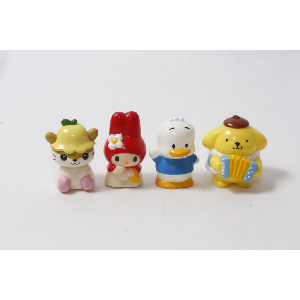 1990s Sanrio Sofubi Lot Kuririn My Melody Pekkle Pompompurin ~ 260828-WH 1347