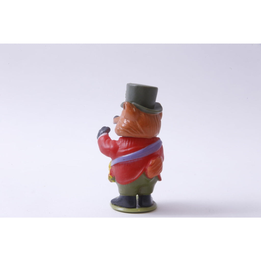 Playskool, Richard Scary, Puzzletown, Major, Fox, Pvc Figure, Toy, 2.5", Miniature, Collectible, Vintage, ~ 20-01-684