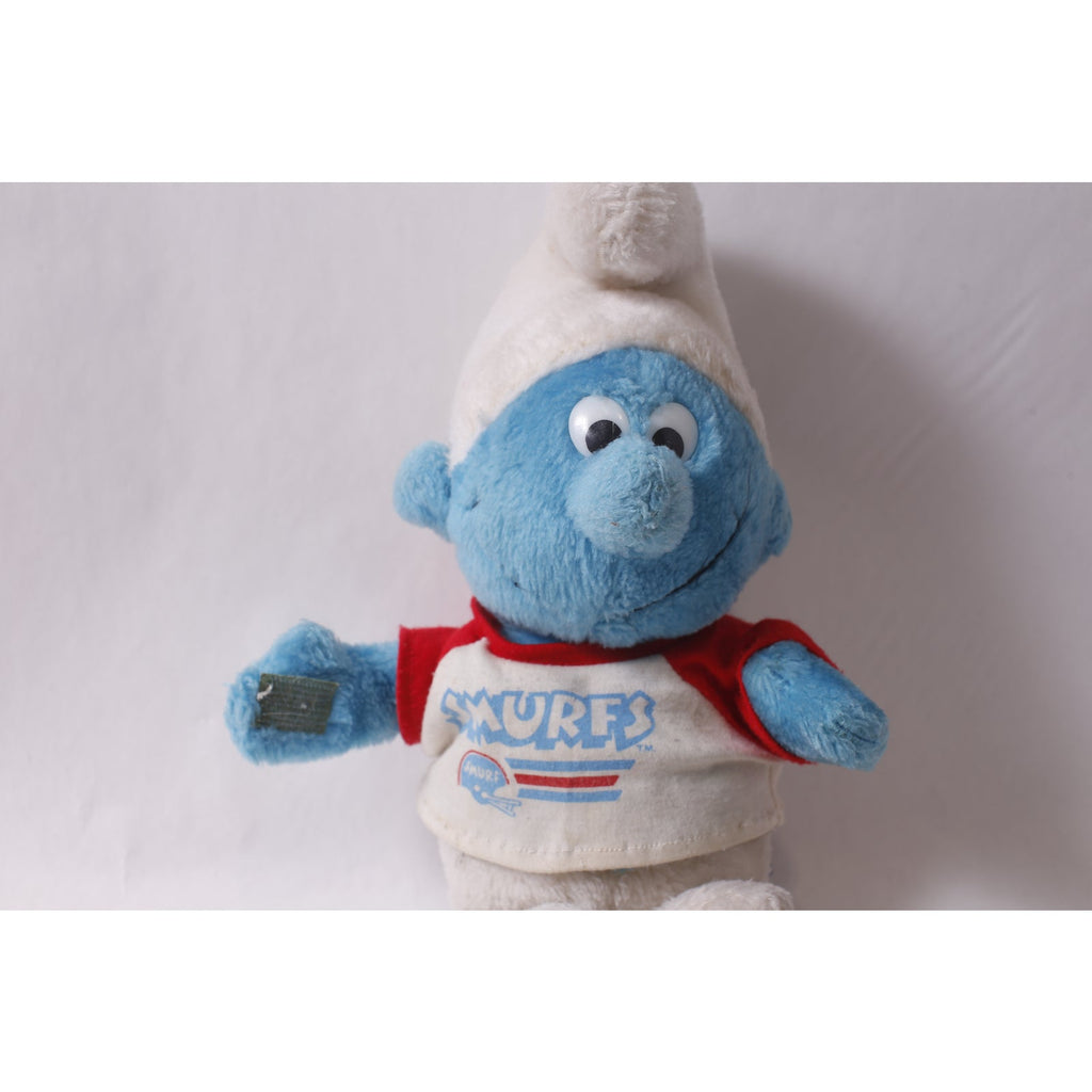 Peyo Smurfs Football Player Plush No 10 Shirt Soft Toy Incomplete~ 260427-WH M-07-06